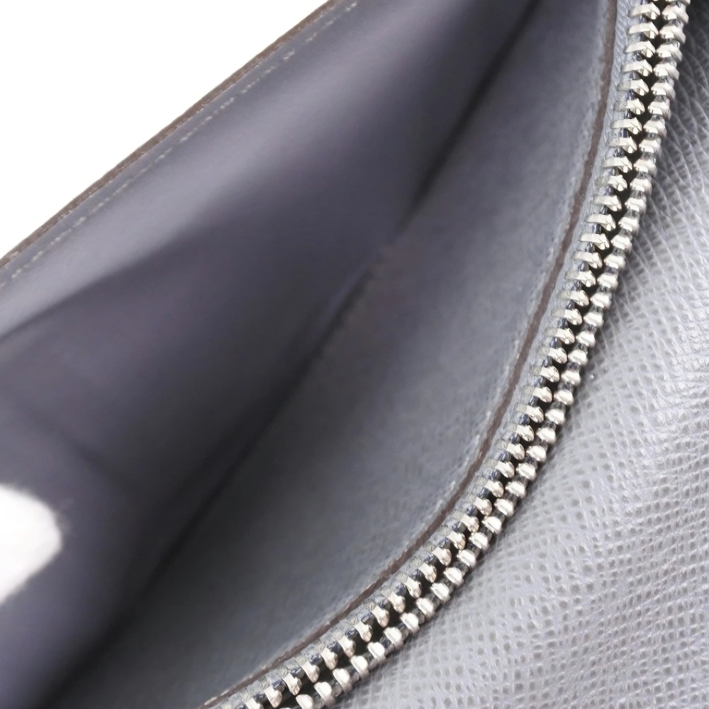 RARE LOUIS VUITTON Grey Taiga Brazza (Unisex) Bifold Long Wallet (EUC) - Picture 8 of 11